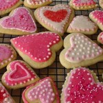 Pink Heart Sugar Cookies